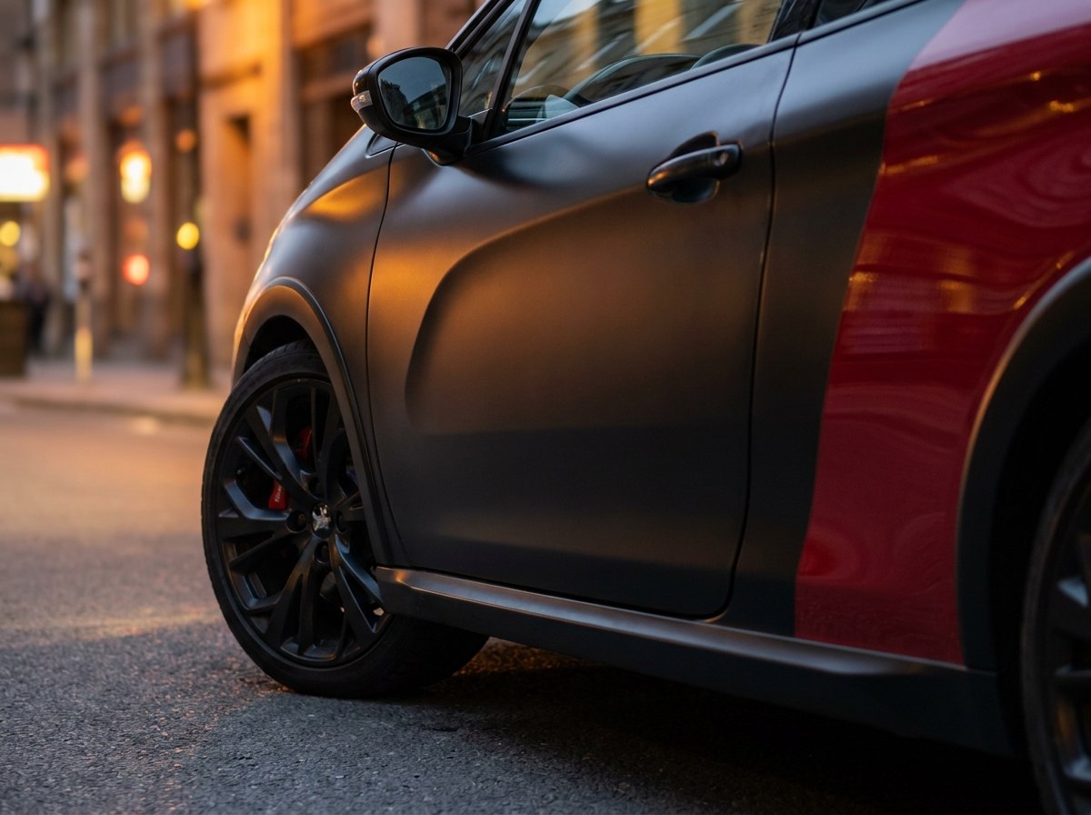 Détail 208 GTI 30th : jante Carbone 18 pouces et étrier Brembo rouge
