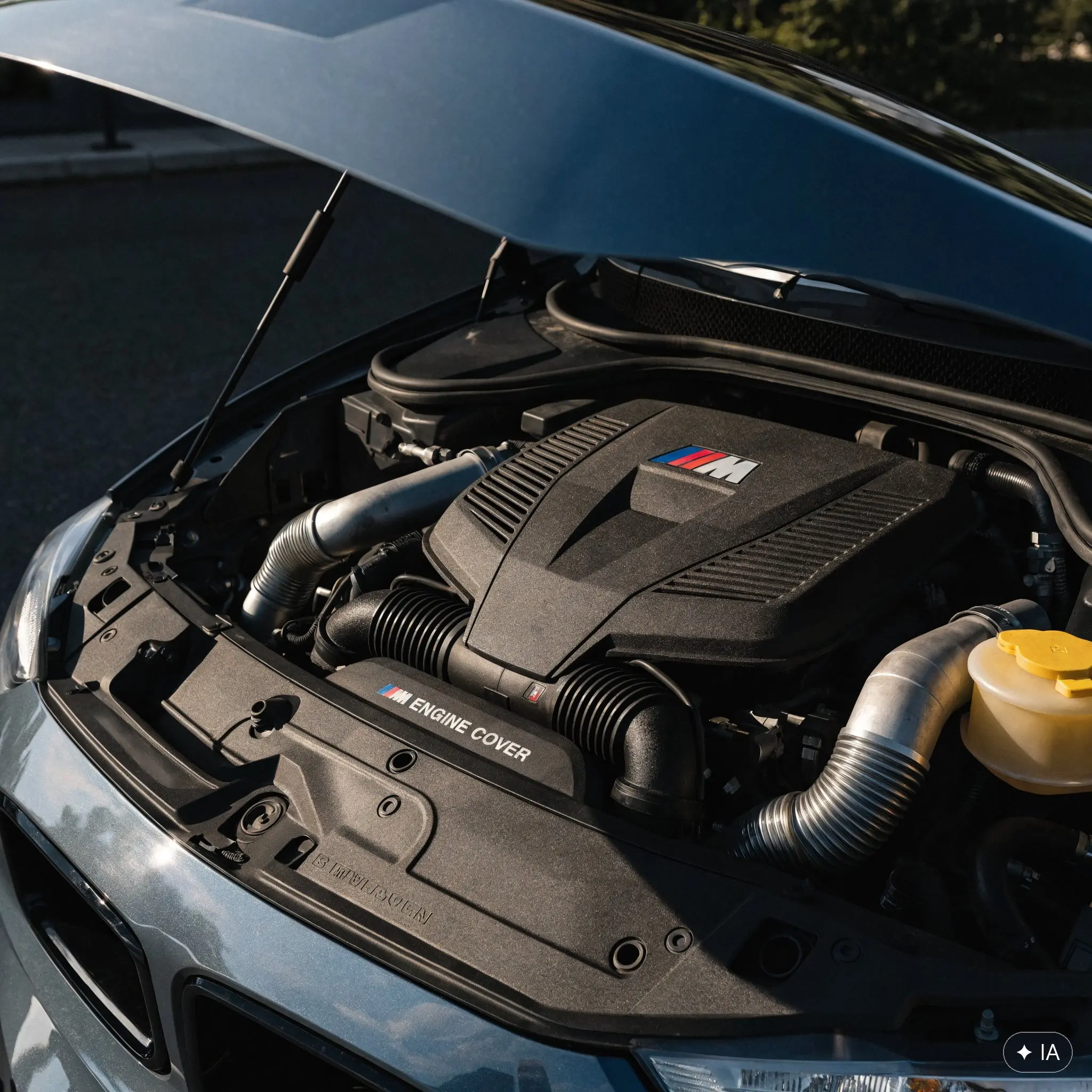 Compartiment moteur BMW M2 : six-en-ligne turbo